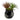Halloween 8“H Floral with Ceramic Vase