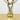 Golden reindeer 
stocking holder