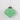 Green glass ornament