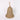 Rattan bell ornament