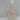 Glass White/Gold Cone Tree