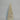 Glass White/Gold Cone Tree
