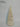 Glass White/Gold Cone Tree