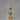Lighted Glass Table Top Gold Finial
