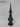 Green Glass Finial Tree