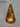 Orange Textured Glass Lighted Cone Tree