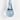 6.75" BLUE GLASS DRIP ORNAMENT
