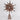 Brown glittered jewelled star 
tree topper