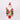 Resin glittered Santa stocking holder