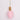 Wool pink lightbulb ornament