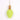 Wool yellow lightbulb ornament