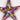 Colorful star ornament