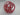 Red/Clear Glass Knot