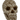 Halloween 6.6"H Resin Skull