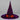 Lighted purple witch's hat