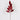 Glittered burgundy leaf pick