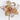 Rose gold flower pick