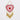 Valentines Hanging Heart with Tassles
