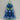 Shatterproof Boxed Blue/Green Ornament