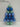Shatterproof Boxed Blue/Green Ornament