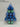 Shatterproof Boxed Blue/Green Ornament