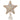 Wood burlap star tree topper