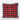 Square flannel patterned pillow
