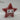 Red Wooden Christmas Star Advent Calendar