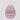 Easter Wall Hanging Egg Decor in Pink