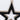 Wooden black star ornament