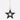 Wooden black star ornament