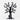 16" WOOD TREE D?COR