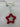 Metal Tiny Red Bells Star Shape Orn