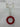 Metal Tiny Red Bells Round Shape Orn