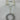 Metal Tiny Silver Bells Round Shape Orn
