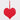 Valentines Hanging Red Heart Decor