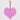 Valentines Hanging Pink Heart Decor 