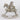 Life-size Silver Shimmer Rocking Horse