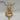 8.75" Gold Deer Hear Stocking Holder