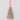 CERAMIC RED/ GREEN STRIPED TREE ORN