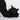 Lighted halloween polyresin black cat