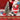 Resin glittered Santa