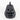 CERAMIC BLACK TALL LANTERN