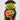 Halloween neon green witch