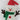 Snowman with Santa hat ornament