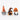 HALLOWEEN MINI FABRIC GNOME ASSTD