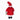 10 X 7 X 26"H SANTA HOLDING LAMP