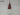 Fabric Gnome Head with Burgundy Hat Orn