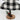 Black and white checkered
stuffed cotton tabletop tree