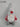 13" Sitting Red/White Gnome